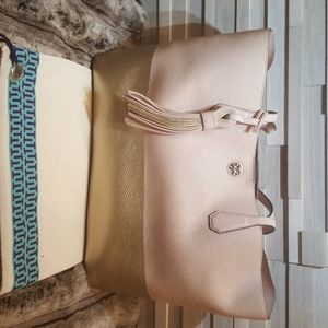 TORY BURCH COLOR-BLOCK PERRY TOTE